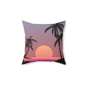 Spun Polyester Square Pillow