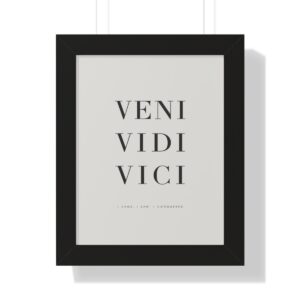 Framed Vertical Poster