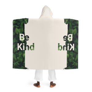 Hooded Sherpa Fleece Blanket