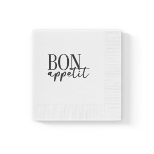 White Coined Napkins